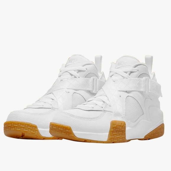 Nike Air Raid Shoes White Gum Retro DJ5974-100 Mens Size 9 - Picture 1 of 16